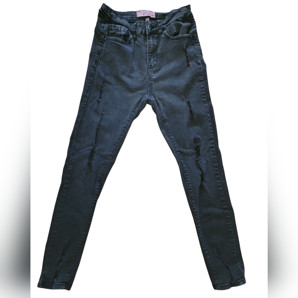 Wax Jean Black Ripped 3/26 Juniors